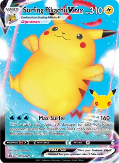 Surfing Pikachu VMAX