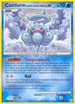 Castform Snow-cloud Form