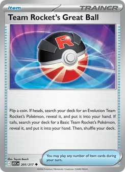 Team Rocket's Great Ball