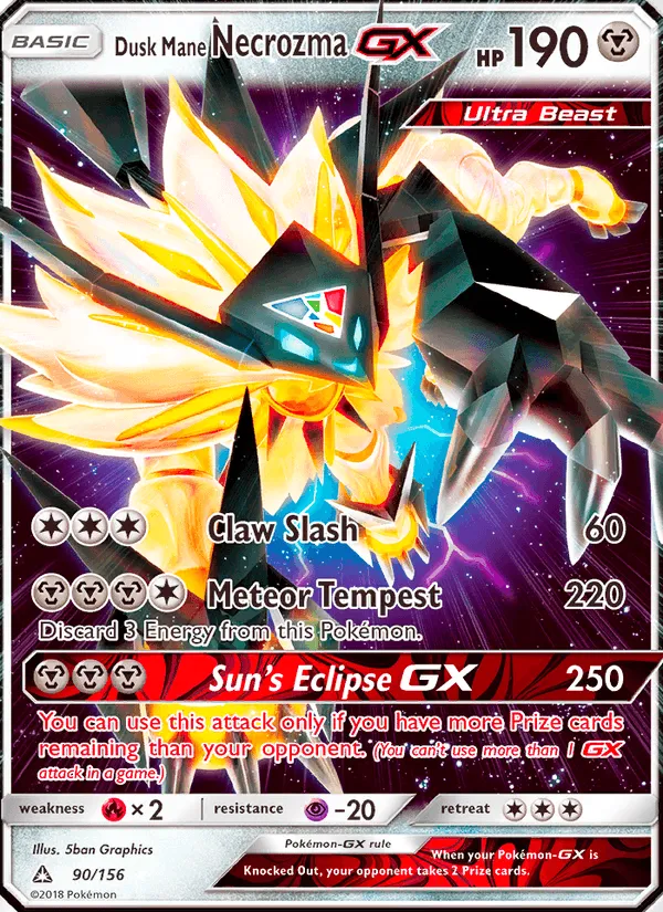 Dusk Mane Necrozma GX