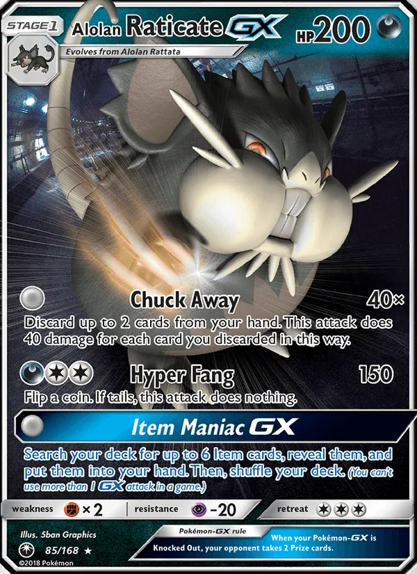 Alolan Raticate GX