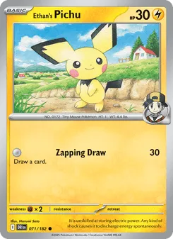 Ethan's Pichu