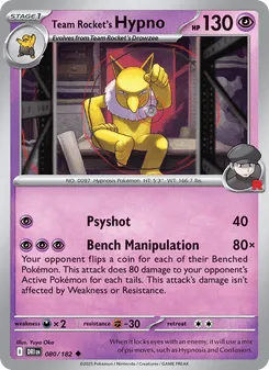 Team Rocket's Hypno