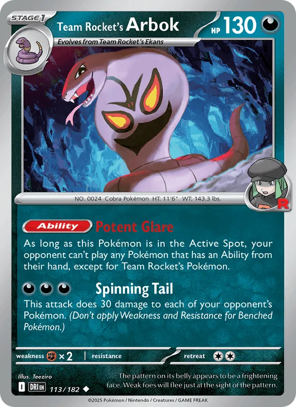 Team Rocket's Arbok