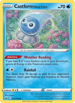 Castform Rainy Form